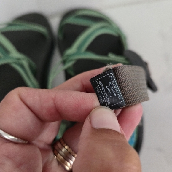 Chaco ZX/1 Dual Strap Cloud Adjustable Waterproof Outdoor Hiking Sandals Kids 5 - Picture 6 of 8